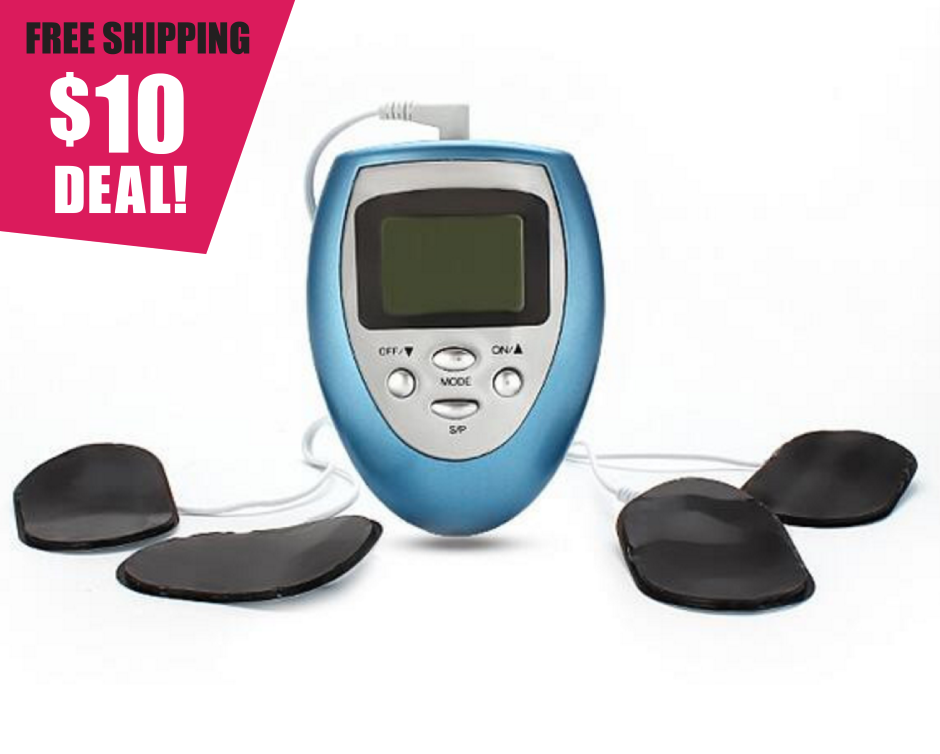 10 for a Quad Pad Eight Mode Tens Massager Buytopia